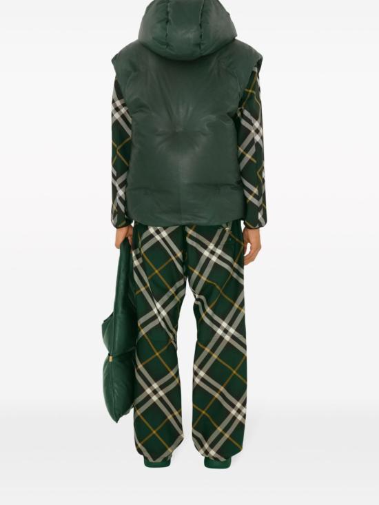  버버리 스트레이트 팬츠 8082034 GREEN - BURBERRY