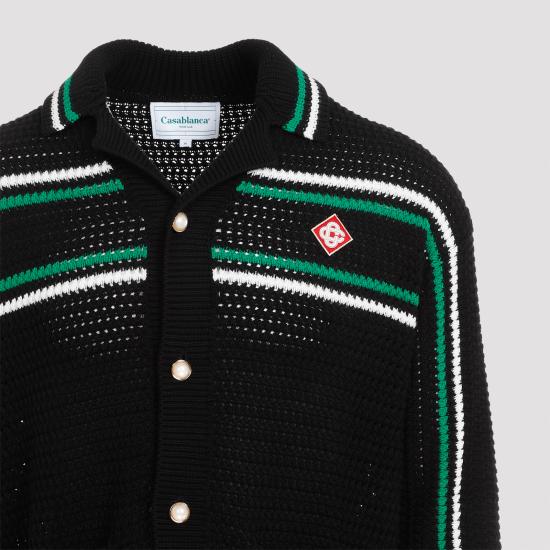 24FW 카사블랑카 자켓 MPF24KW70701 BLACK - CASABLANCA