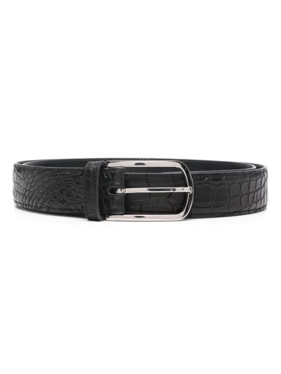  브루넬로 쿠치넬리 가죽 벨트 MAUAL320C101 Black