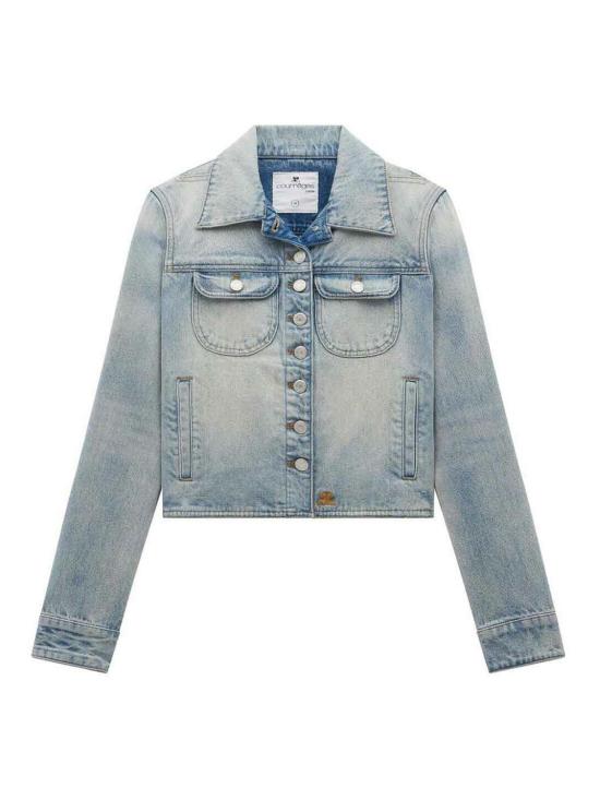  쿠레쥬 데님 자켓 124DBL154DE00167011 Light Blue