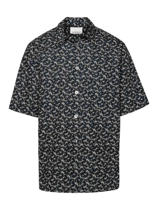  이자벨마랑 반팔 셔츠 CH0085HAB1I02H01BK Black