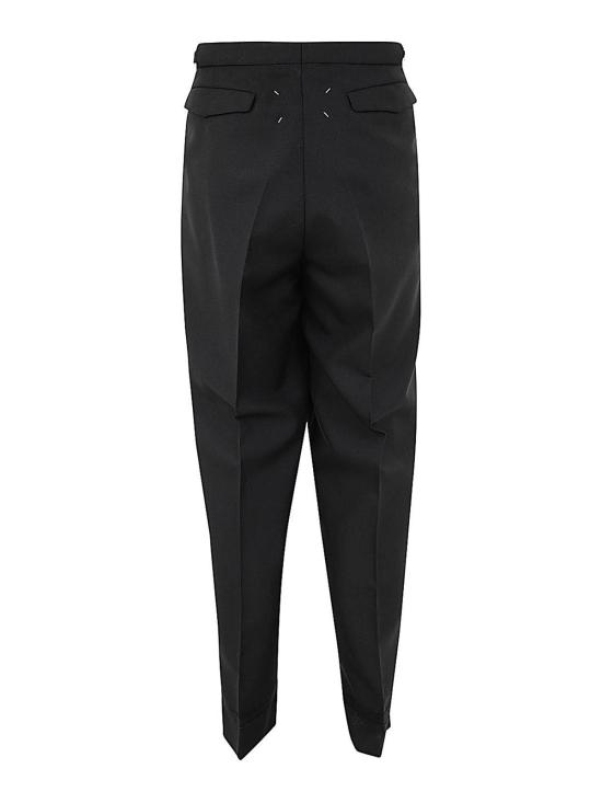 마르지엘라 스트레이트 팬츠 SI1KA0002S49892900 Black - MAISON MARGIELA