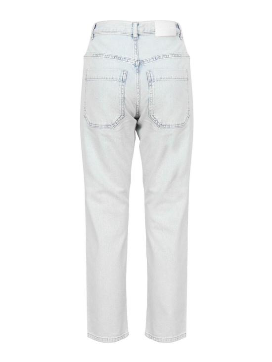  핑코 스트레이트 팬츠 102761A1JHPJQ White - PINKO