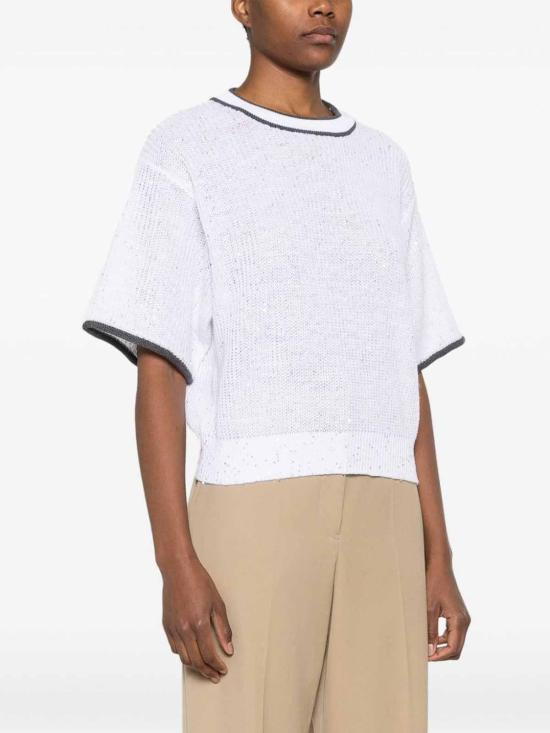  브루넬로 쿠치넬리 스웨터 MCO555900C159 White - BRUNELLO CUCINELLI