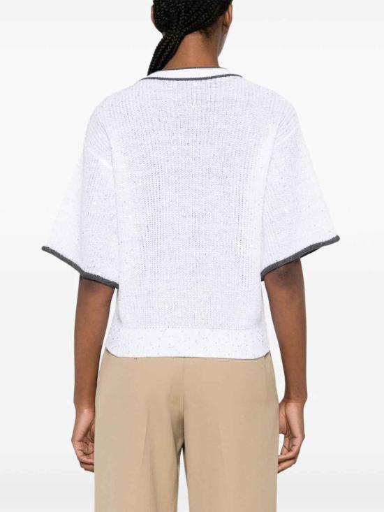  브루넬로 쿠치넬리 스웨터 MCO555900C159 White - BRUNELLO CUCINELLI
