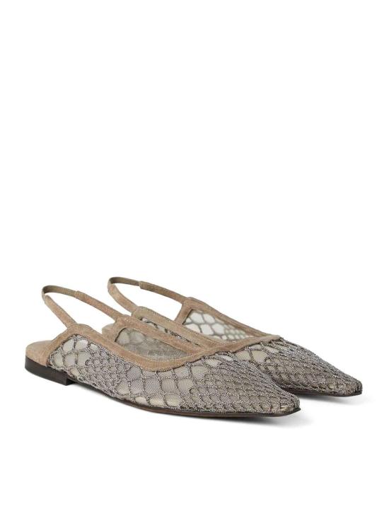 브루넬로 쿠치넬리 플랫 슈즈 MZ70C2706C9543 Brown - BRUNELLO CUCINELLI