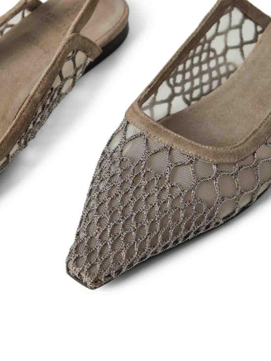  브루넬로 쿠치넬리 플랫 슈즈 MZ70C2706C9543 Brown - BRUNELLO CUCINELLI
