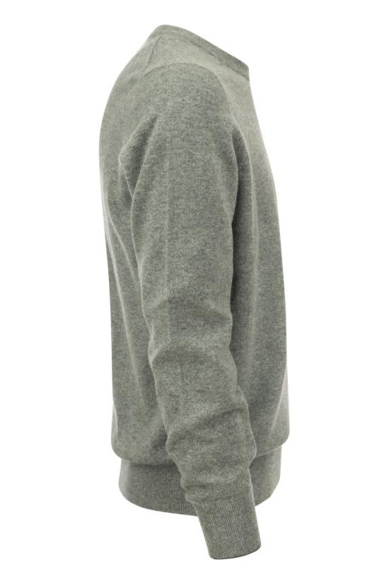  브루넬로 쿠치넬리 긴팔 티셔츠 M2200100CG217 Grey - BRUNELLO CUCINELLI