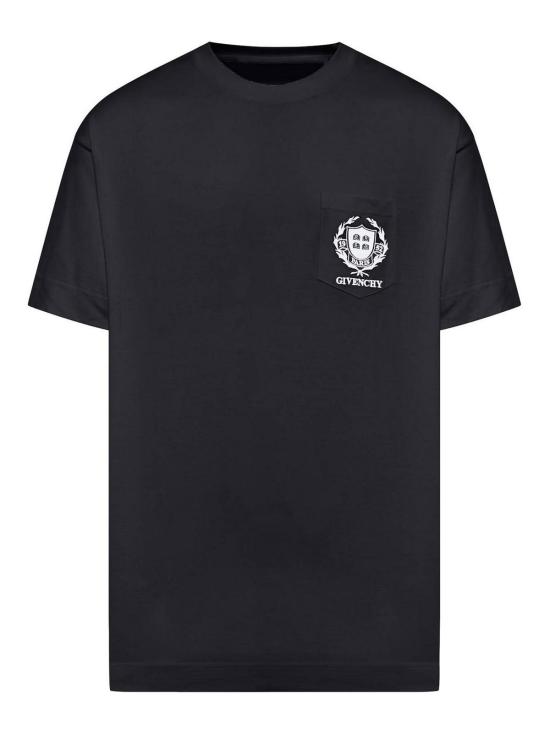  지방시 반팔 티셔츠 BM71J83YL0001 Black