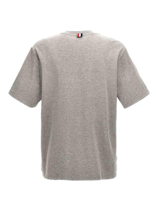  톰브라운 반팔 티셔츠 MJS183A07323055 Grey - THOM BROWNE