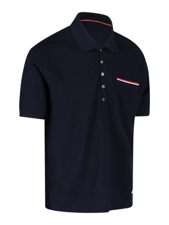  톰브라운 폴로 티셔츠 MJP022A01455415 Blue - THOM BROWNE