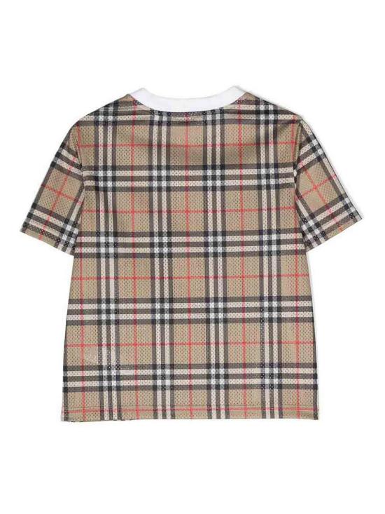  버버리 반팔 티셔츠 8078636A7028 Brown - BURBERRY