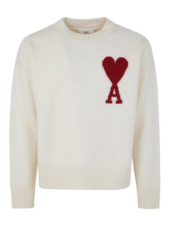  아미 스웨터 BFUKS006018154 White