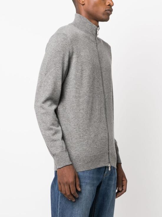  브루넬로 쿠치넬리 집업 니트 M2200106CG217 Grey - BRUNELLO CUCINELLI