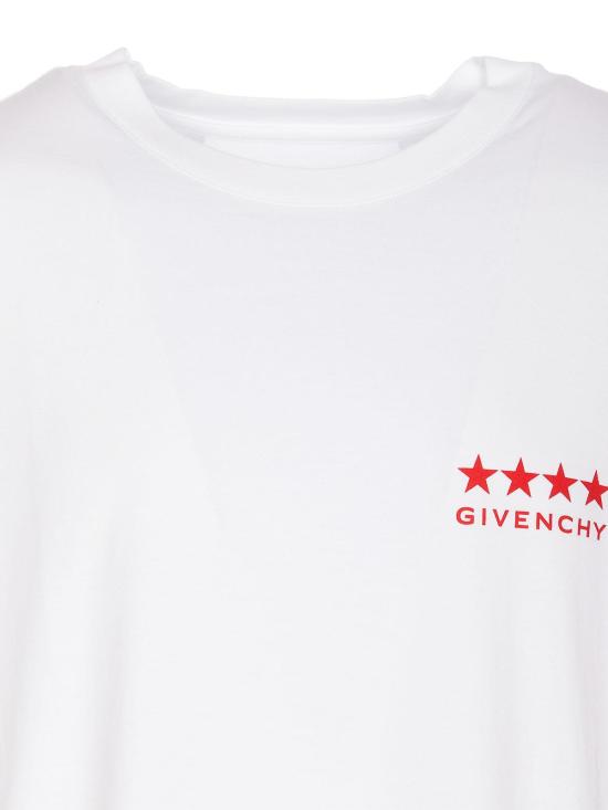  지방시 반팔 티셔츠 BM71JA3YJ5100 White - GIVENCHY