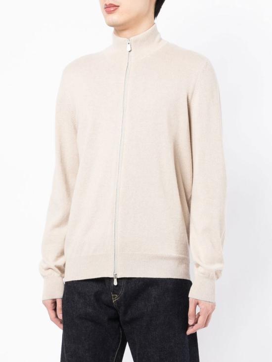  브루넬로 쿠치넬리 집업 니트 M2200106CS396 Beige - BRUNELLO CUCINELLI