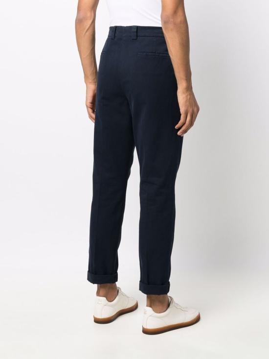  브루넬로 쿠치넬리 스트레이트 팬츠 M252DE1450C2517 Blue - BRUNELLO CUCINELLI