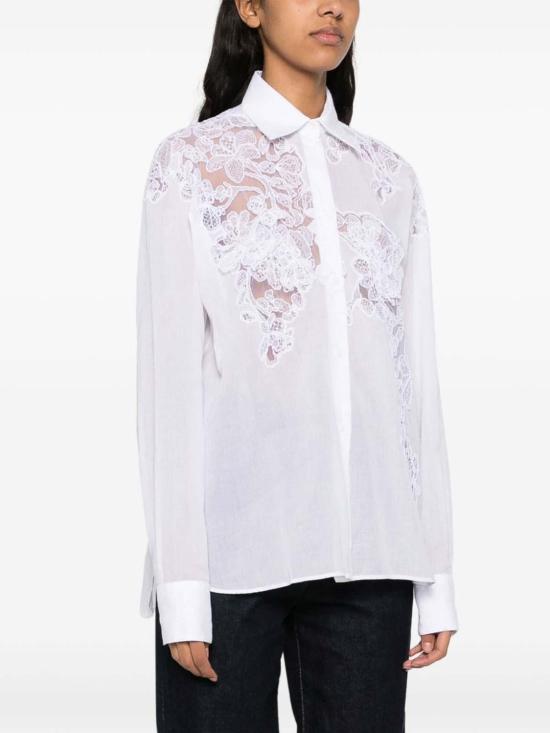  에르마노 설비노 셔츠 D442K348JBN10601 White - ERMANNO SCERVINO