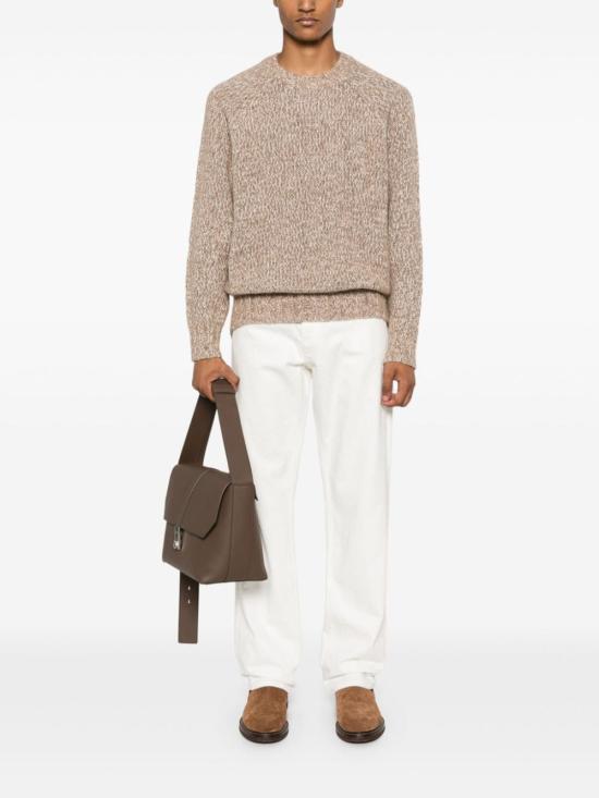  브루넬로 쿠치넬리 스웨터 MSS300700C1729 Brown - BRUNELLO CUCINELLI