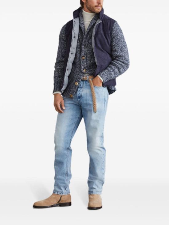 브루넬로 쿠치넬리 가디건 MSS300706C1749 Blue - BRUNELLO CUCINELLI