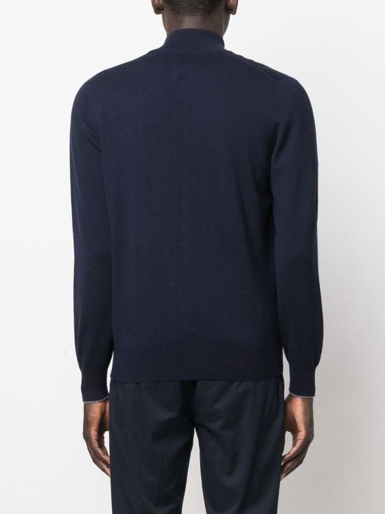  브루넬로 쿠치넬리 스웨터 M2200106CW425 Blue - BRUNELLO CUCINELLI