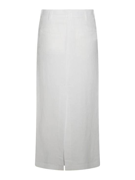 브루넬로 쿠치넬리 롱 스커트 MH126G3590C600 White - BRUNELLO CUCINELLI