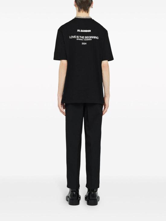 질샌더 반팔 티셔츠 J21GC0161J46219001 Black - JIL SANDER