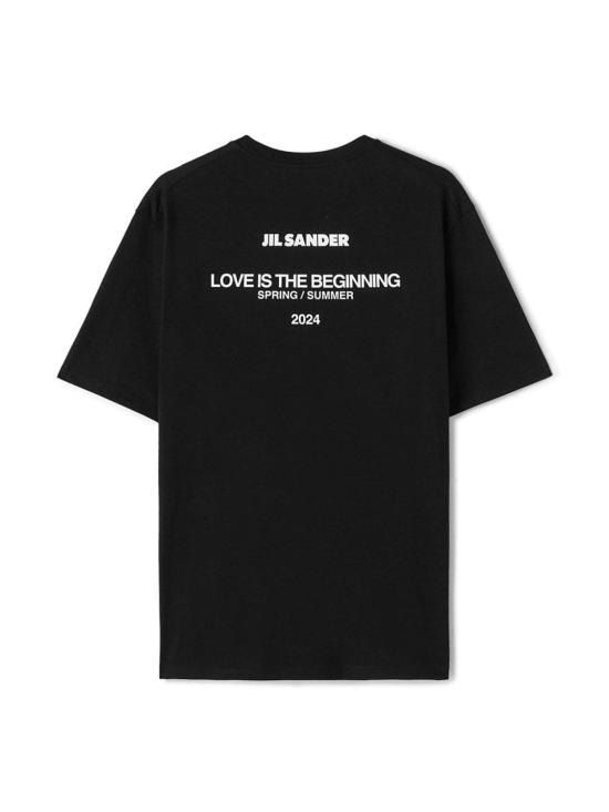  질샌더 반팔 티셔츠 J21GC0161J46219001 Black - JIL SANDER