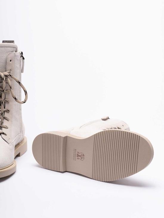  브루넬로 쿠치넬리 부츠 MZ58G2694C209 Light Green - BRUNELLO CUCINELLI