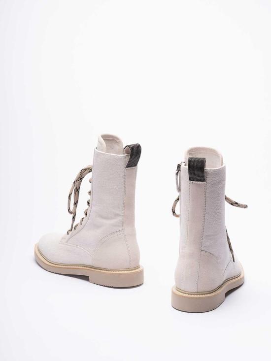  브루넬로 쿠치넬리 부츠 MZ58G2694C209 Light Green - BRUNELLO CUCINELLI