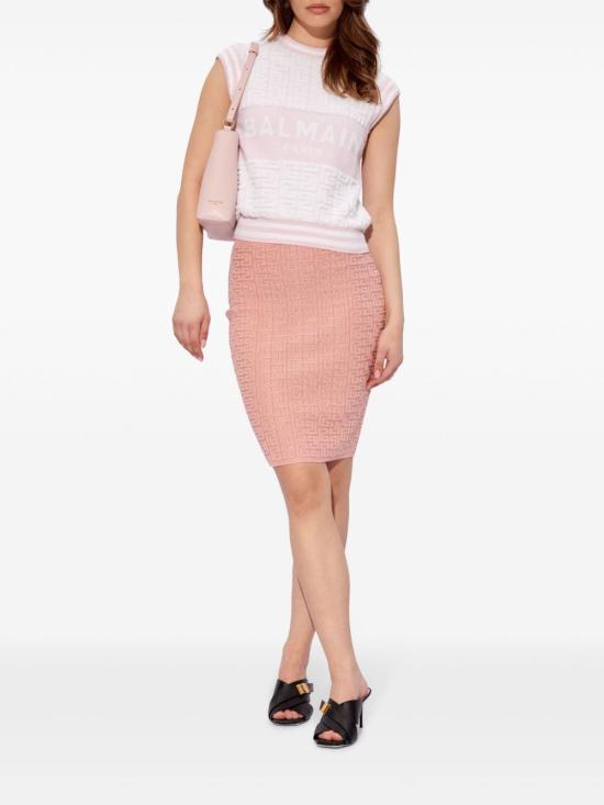  발망 반팔 티셔츠 DF1AB354KE95GSO White - BALMAIN