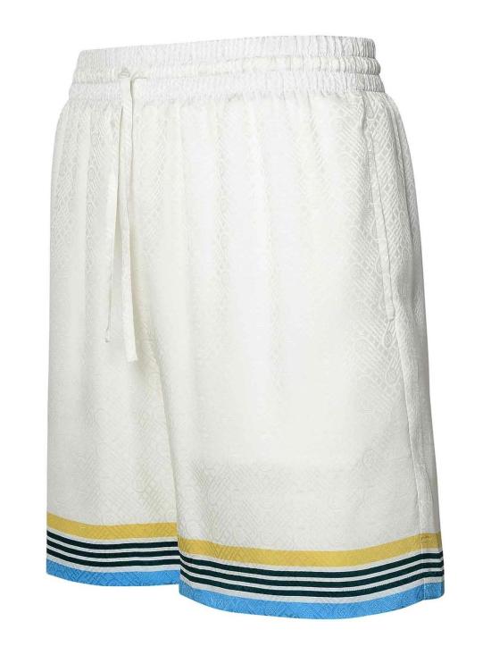  카사블랑카 숏팬츠 MPS24TR01202 White - CASABLANCA
