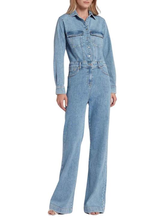  세븐포올맨카인드 점프수트 JSXLR510MSLIGHT Blue - 7 FOR ALL MANKIND