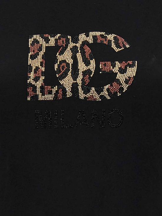  돌체앤가바나 반팔 티셔츠 F8U48ZGDBZWN0000 Black - DOLCE & GABBANA