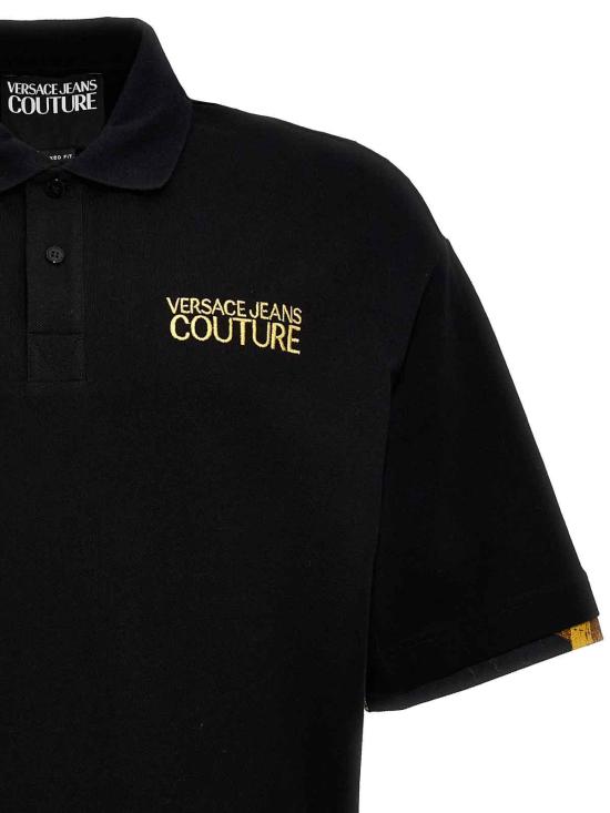  베르사체 폴로 티셔츠 76GAG625J0003899 Black - VERSACE