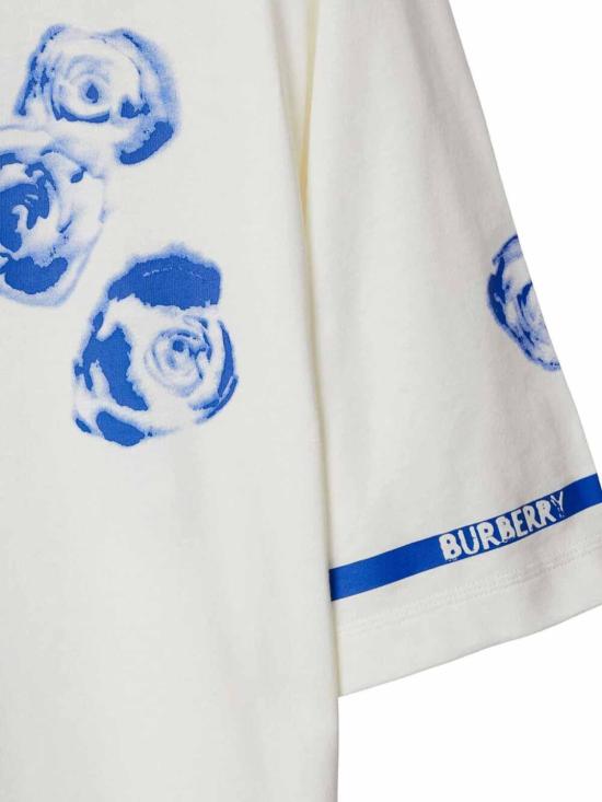  버버리 반팔 티셔츠 8081394 Grey - BURBERRY