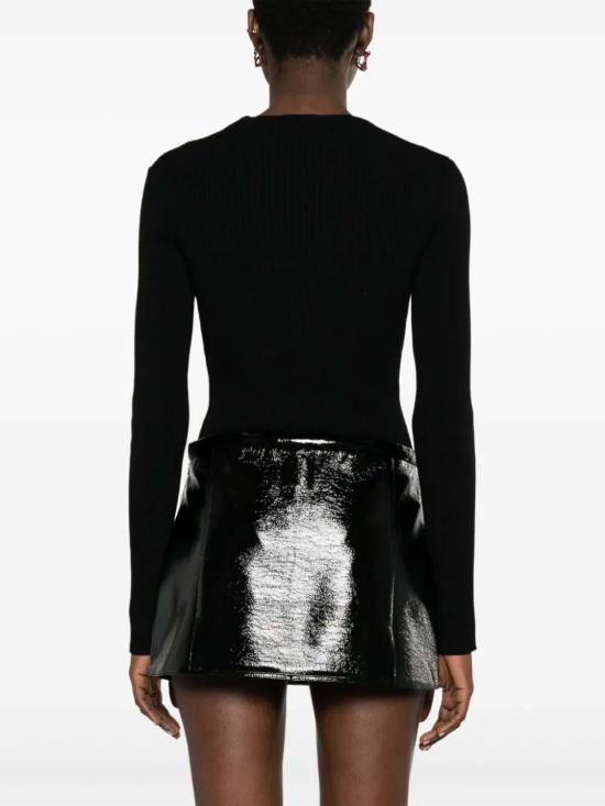  쿠레쥬 민소매 티셔츠 423MBD050FI0001BLACK Black - COURREGES