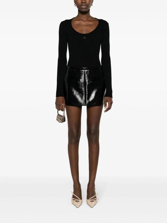  쿠레쥬 민소매 티셔츠 423MBD050FI0001BLACK Black - COURREGES