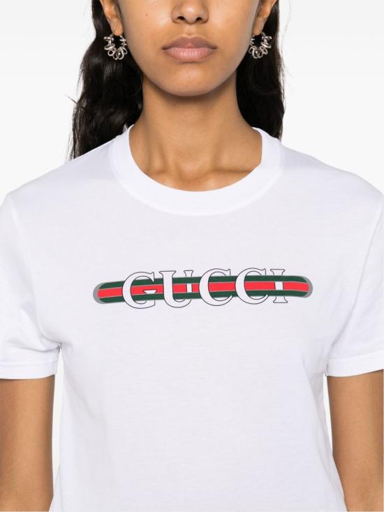  구찌 반팔 티셔츠 787299XJGNW9074 White - GUCCI