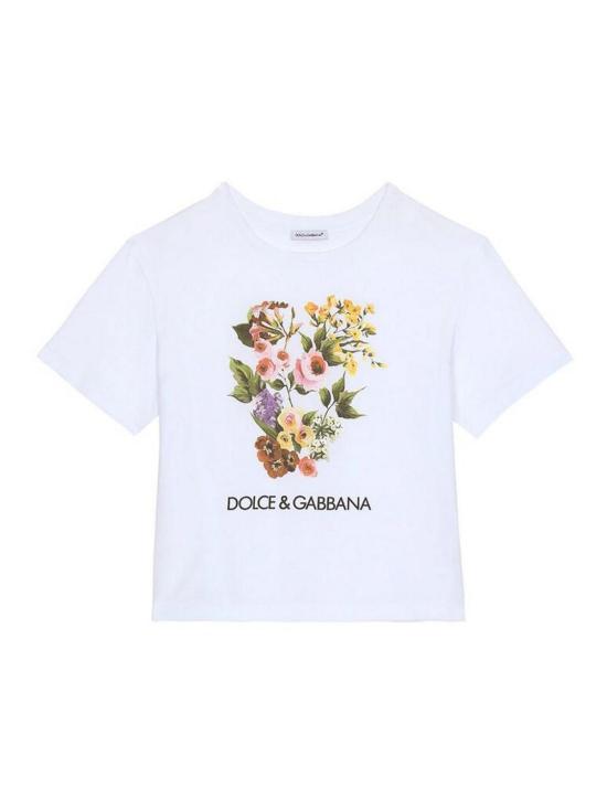  돌체앤가바나 반팔 티셔츠 L5JTHWG7M1YW0800 White