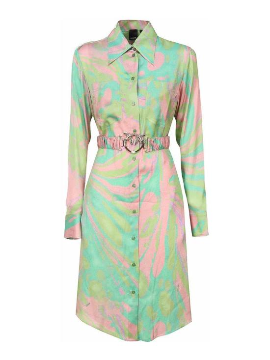  핑코 미디 원피스 103084A1PESN2 Nude Neutrals