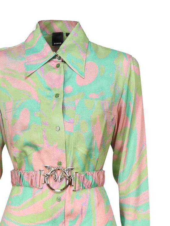  핑코 미디 원피스 103084A1PESN2 Nude Neutrals - PINKO