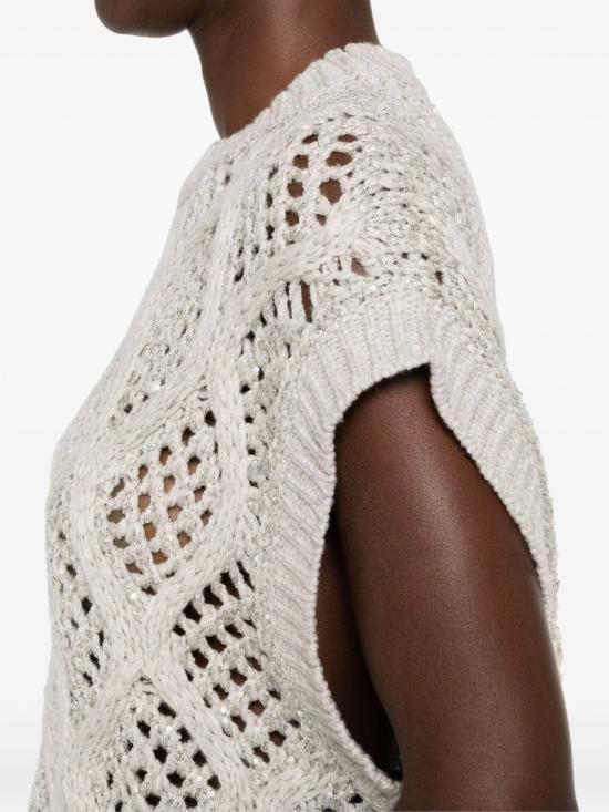  브루넬로 쿠치넬리 스웨터 M52374300CDE78 Grey - BRUNELLO CUCINELLI