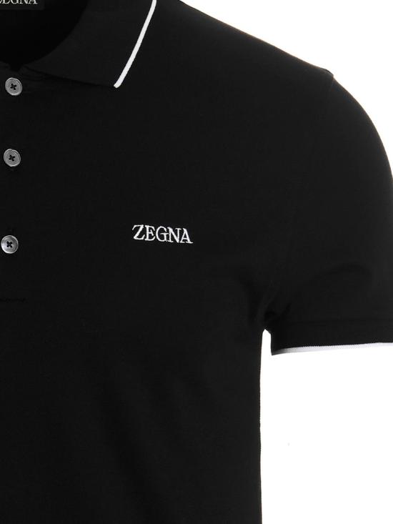  에르메네질도제냐 폴로 티셔츠 E7358A5B746K09 Black - ERMENEGILDO ZEGNA