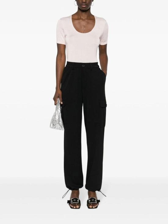  트윈세트 반팔 티셔츠 241TP347100178 Nude Neutrals - TWINSET