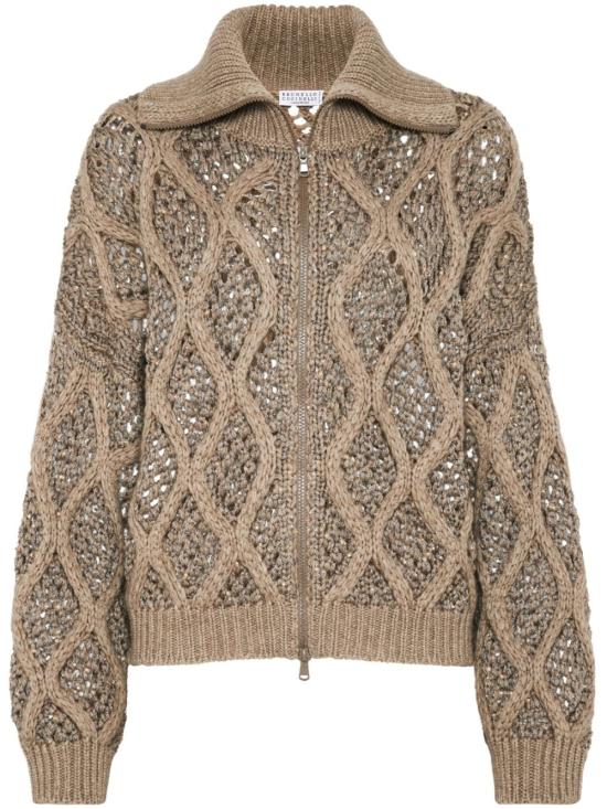  브루넬로 쿠치넬리 터틀넥 M52374306CVN19 Brown