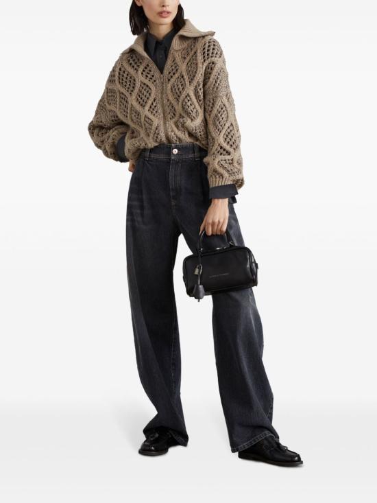  브루넬로 쿠치넬리 스웨터 M52374306CVN19 Brown - BRUNELLO CUCINELLI