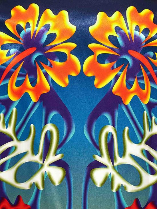  블루마블 반팔 셔츠 SH33VI04A24PRTPRIMUL Multicolour - BLUEMARBLE