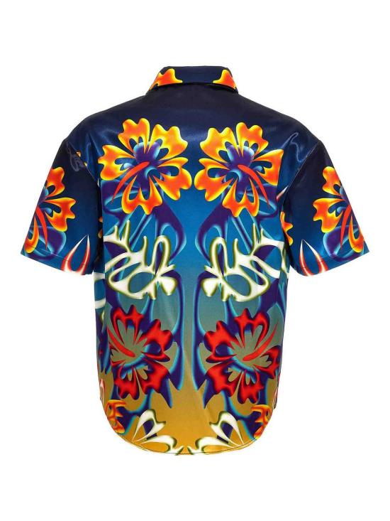  블루마블 반팔 셔츠 SH33VI04A24PRTPRIMUL Multicolour - BLUEMARBLE