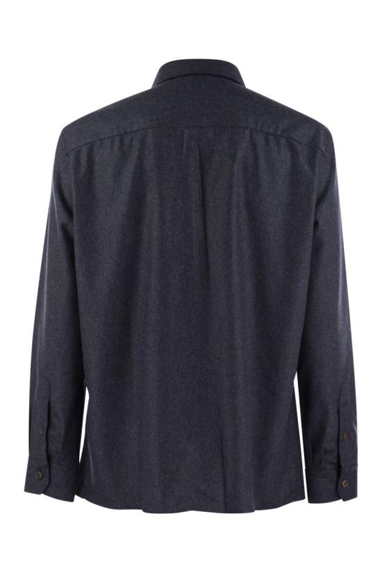  브루넬로 쿠치넬리 긴팔 셔츠 M038P0720C532 Blue - BRUNELLO CUCINELLI